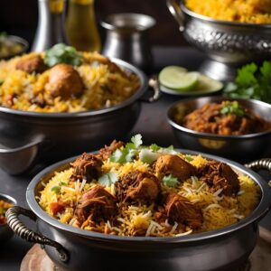 biryani, indian, food